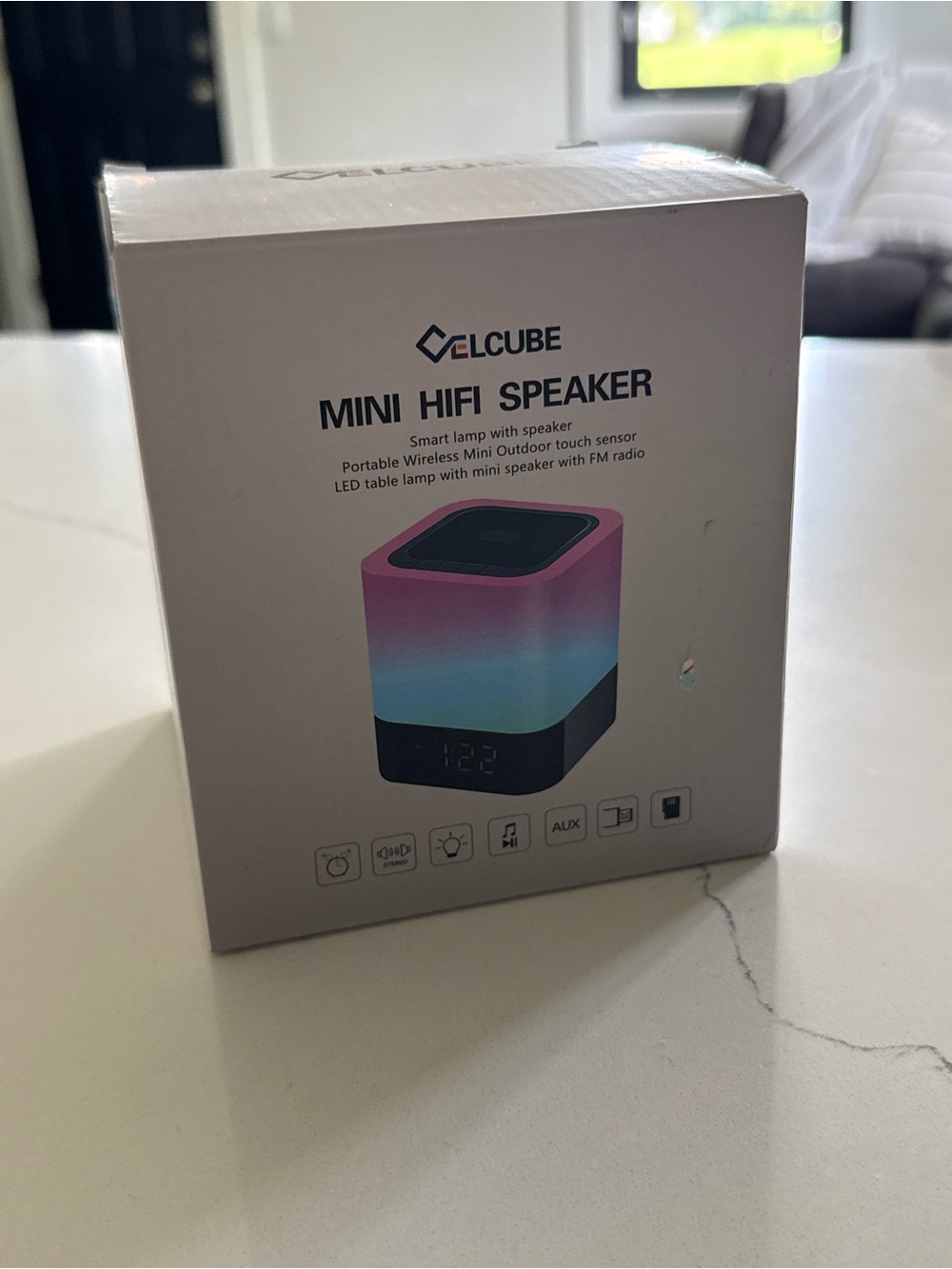 NEW IN BOX Celcube Mini HiFi 5 in 1 Color Changing Speaker